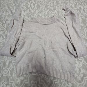 Garage Women's Light Pink Crew Neck Sweater